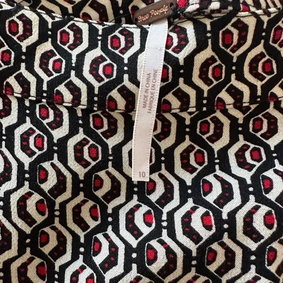 Free People Patterned Mini Skirt - Picture 4 of 5